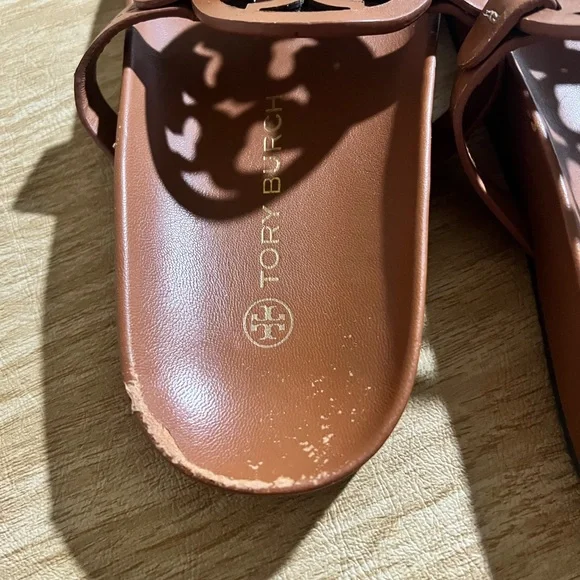 Tory Burch Miller Cloud Tan Sandals 7.5 - Picture 5 of 8